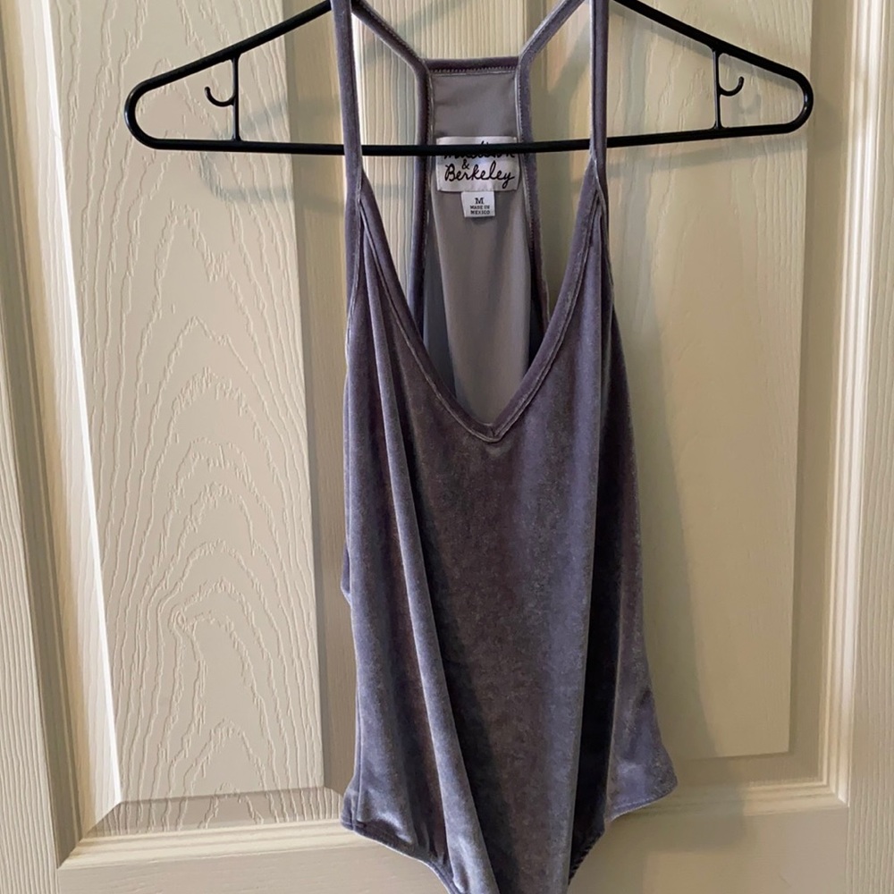 Velvet leotard